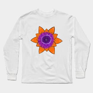 Clemson Lotus Flower Long Sleeve T-Shirt